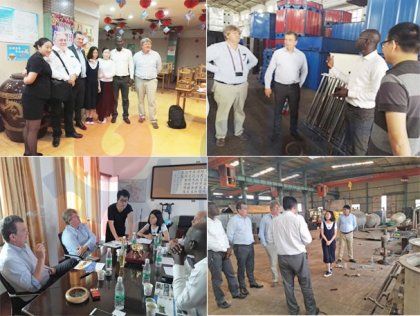 France Customer Visit for Starch Drying Machine