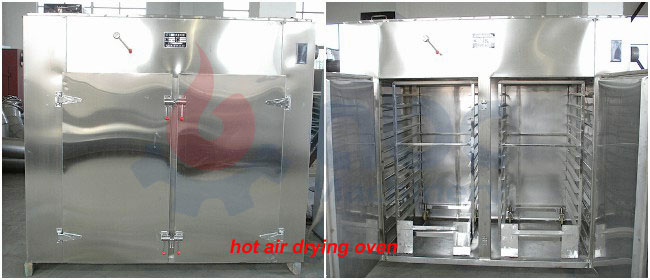 hot air drying oven