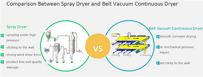spray drying vs vacuum drying